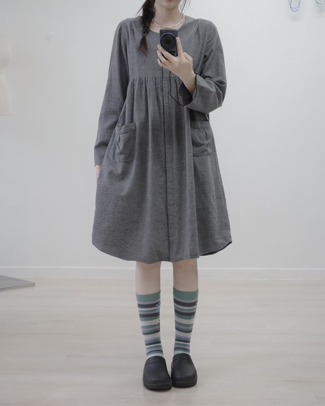 Urban Research charcoal one-piece 상품이미지2