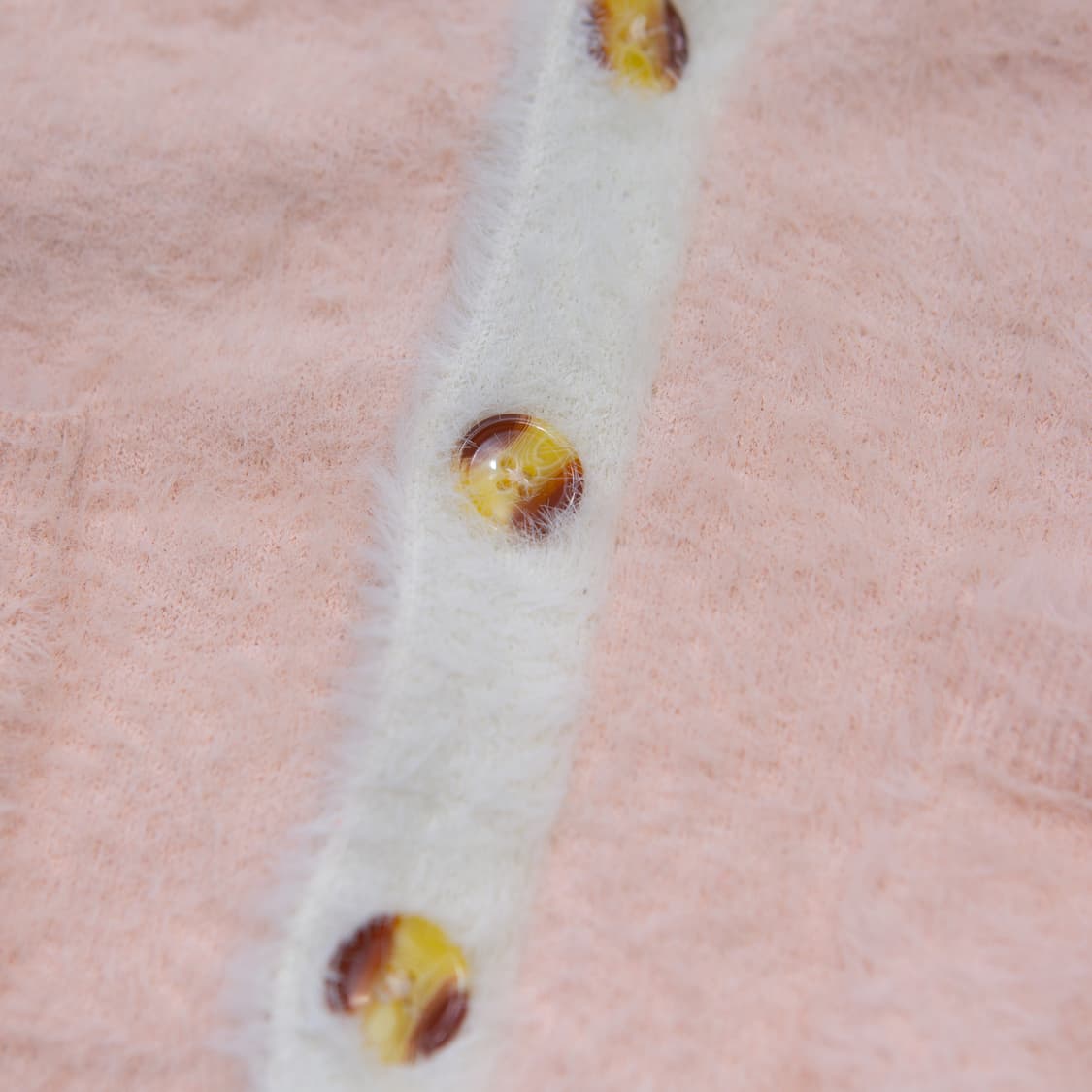 골프 르플레르 x 라코스테 모헤어 울 니트 가디건 상품이미지4