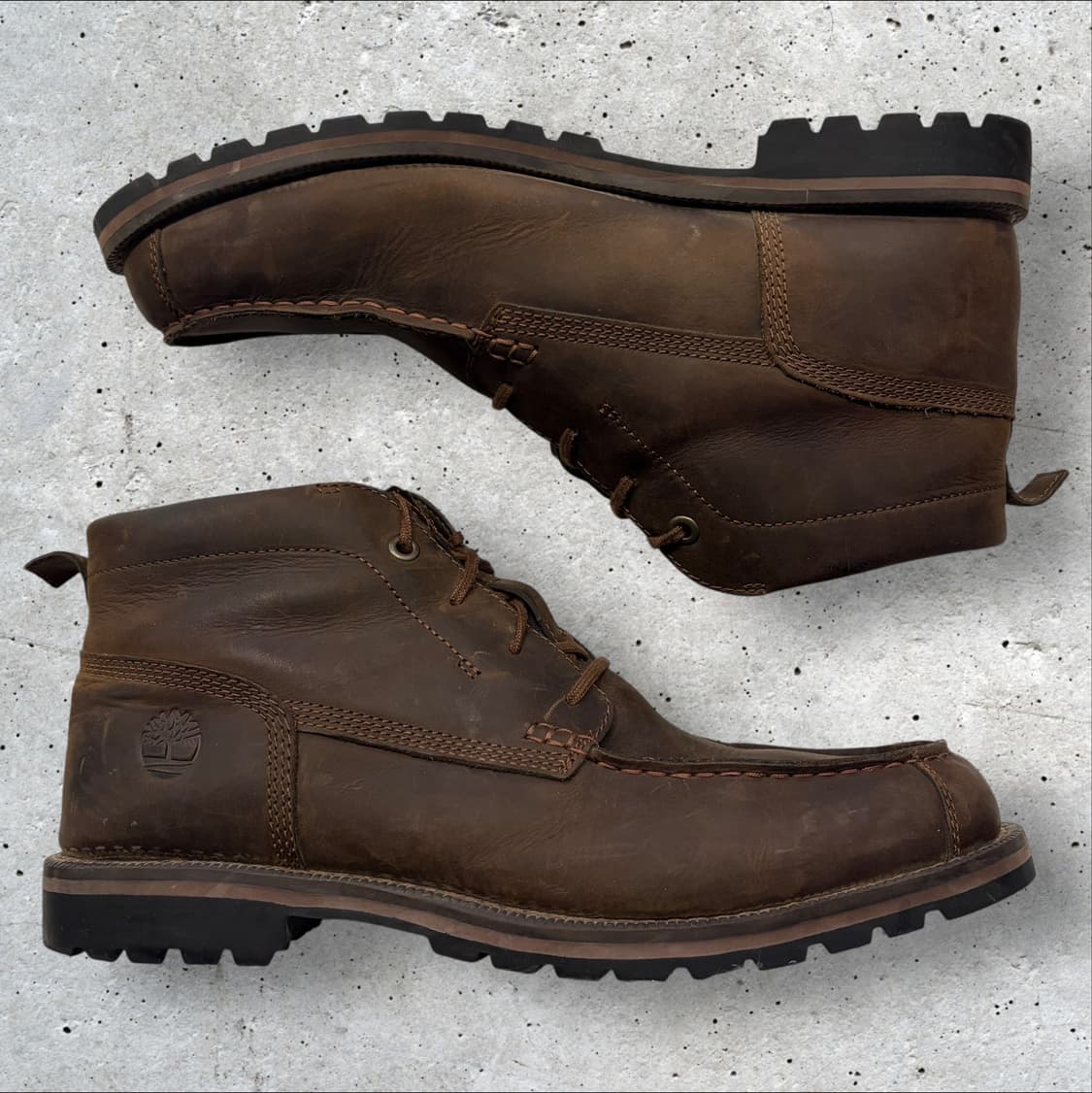 [300] 팀버랜드 처카 브라운 레더 워커 부츠 상품이미지3