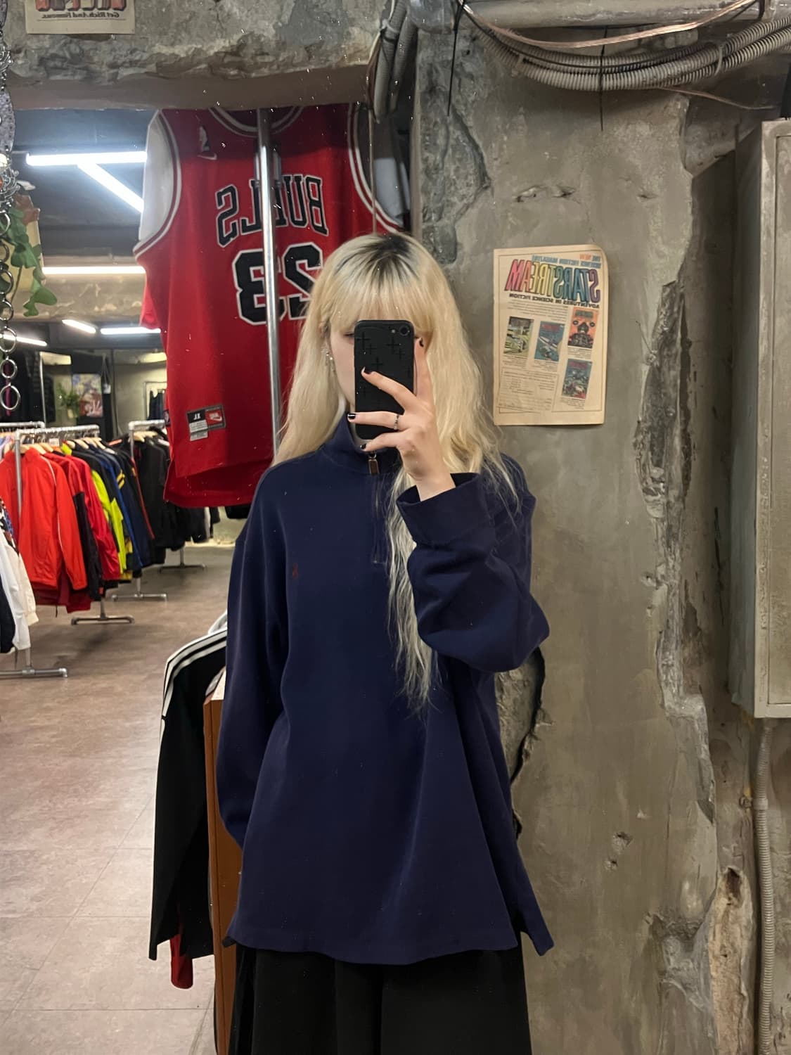 폴로 랄프로렌 아노락 니트 네이비 XL   #csz1912  상품이미지2