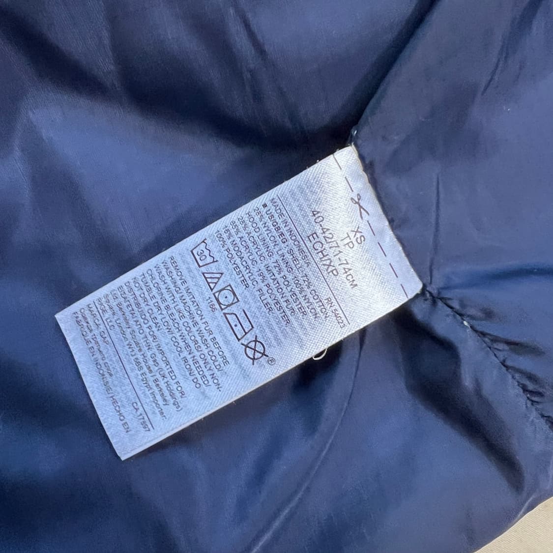 66) GAP 갭 프리마로프트 패딩점퍼 자켓 상품이미지6