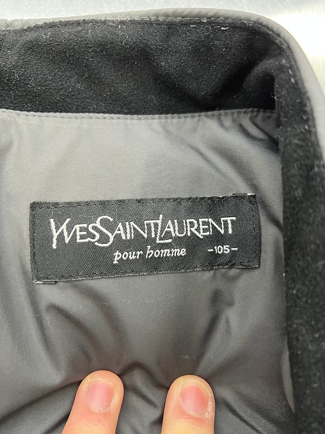 이브 생로랑 뿌르 옴므 차콜 그레이 패디드 셔츠 다운 자켓 상품이미지7