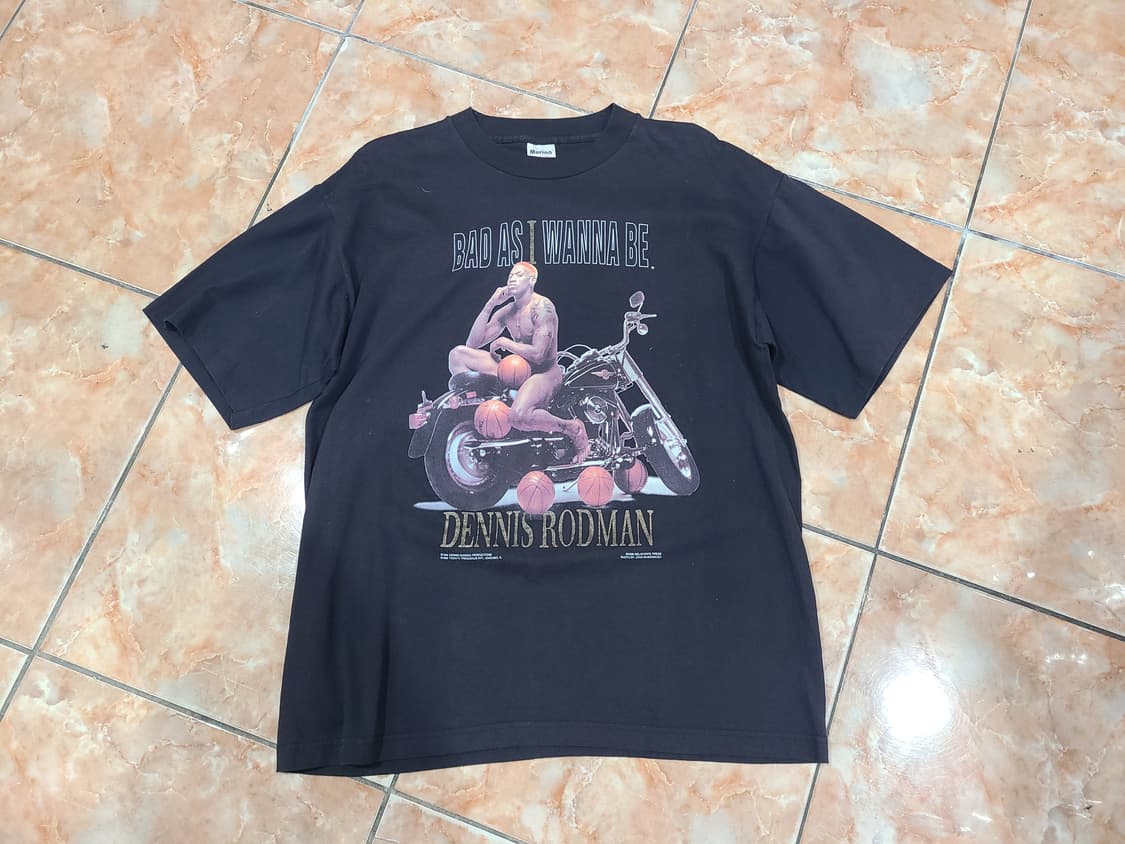 1996 Murina 데니스로드맨 반팔티셔츠 상품이미지2