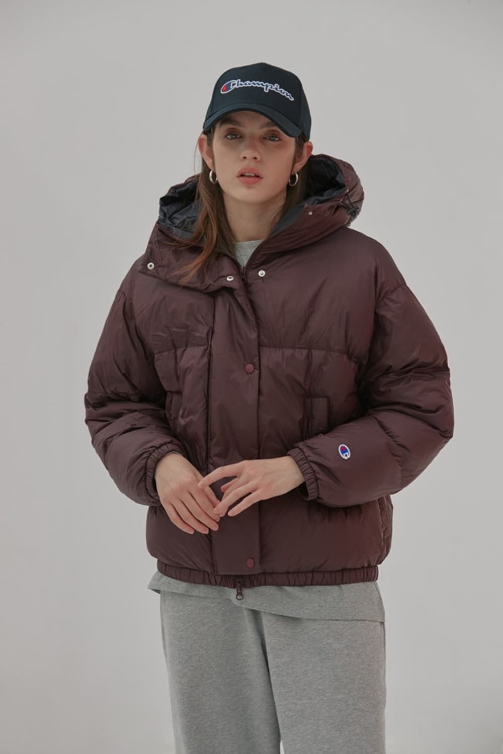 챔피온 숏 푸퍼다운 패딩 팝니다 상품이미지1