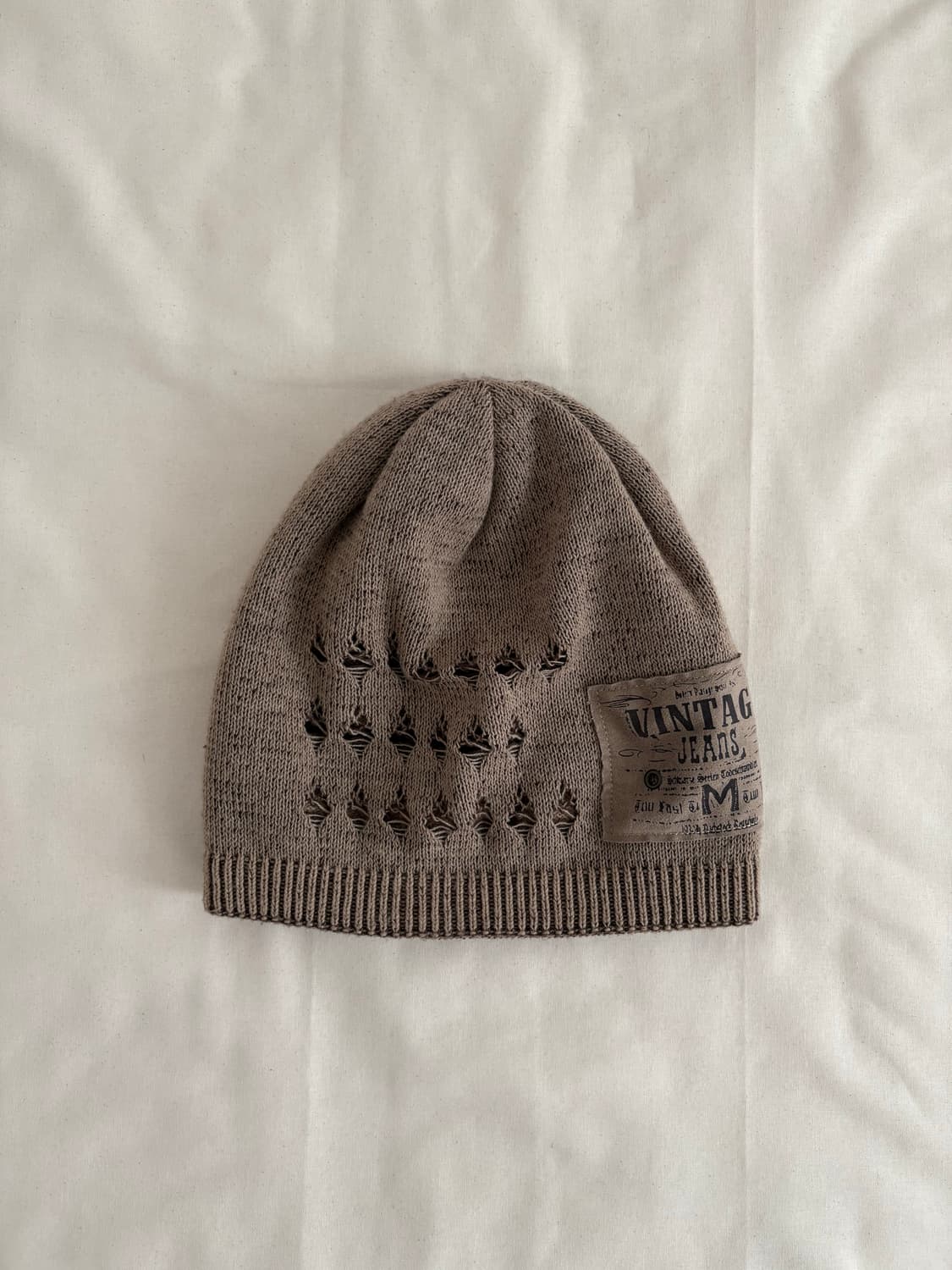 vintage 2-way striped big beanie 상품이미지3