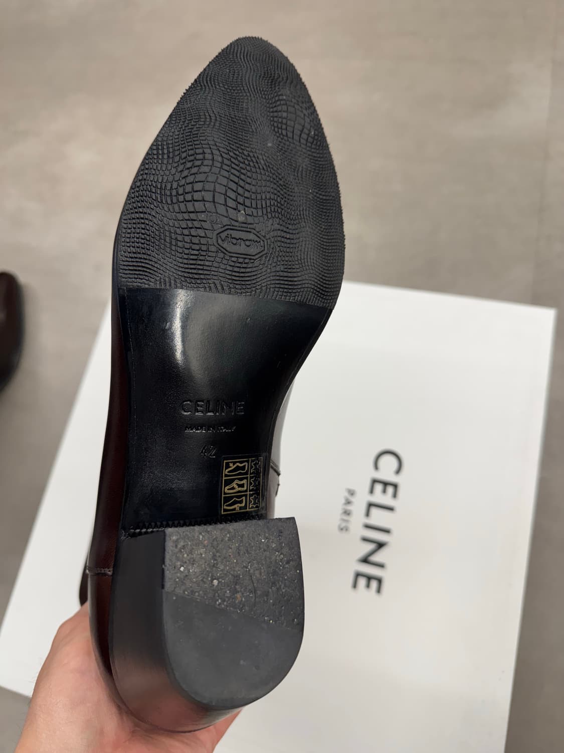 [42]셀린느 Celine 자크노 60mm 부츠 다크브라운 상품이미지3