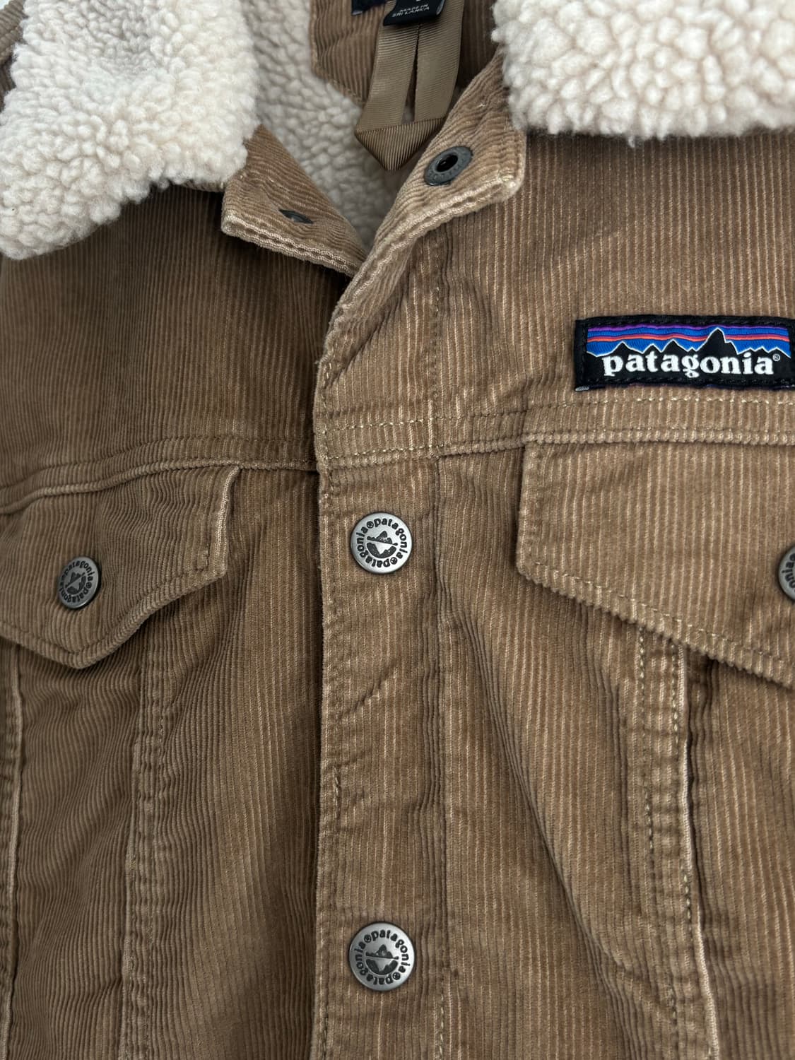 Patagonia 파타고니아 코듀로이 베이지 트러커 자켓  상품이미지6