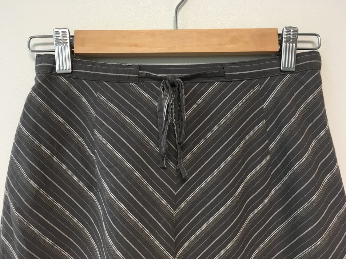 vintage chevron stripe skirt cocoa 상품이미지8