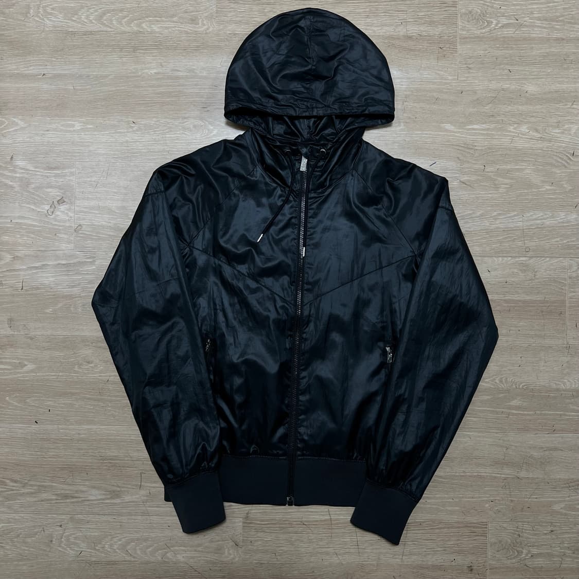 나이키 베이직 반유광 바람막이 후드자켓 [블랙] S/90 상품이미지1