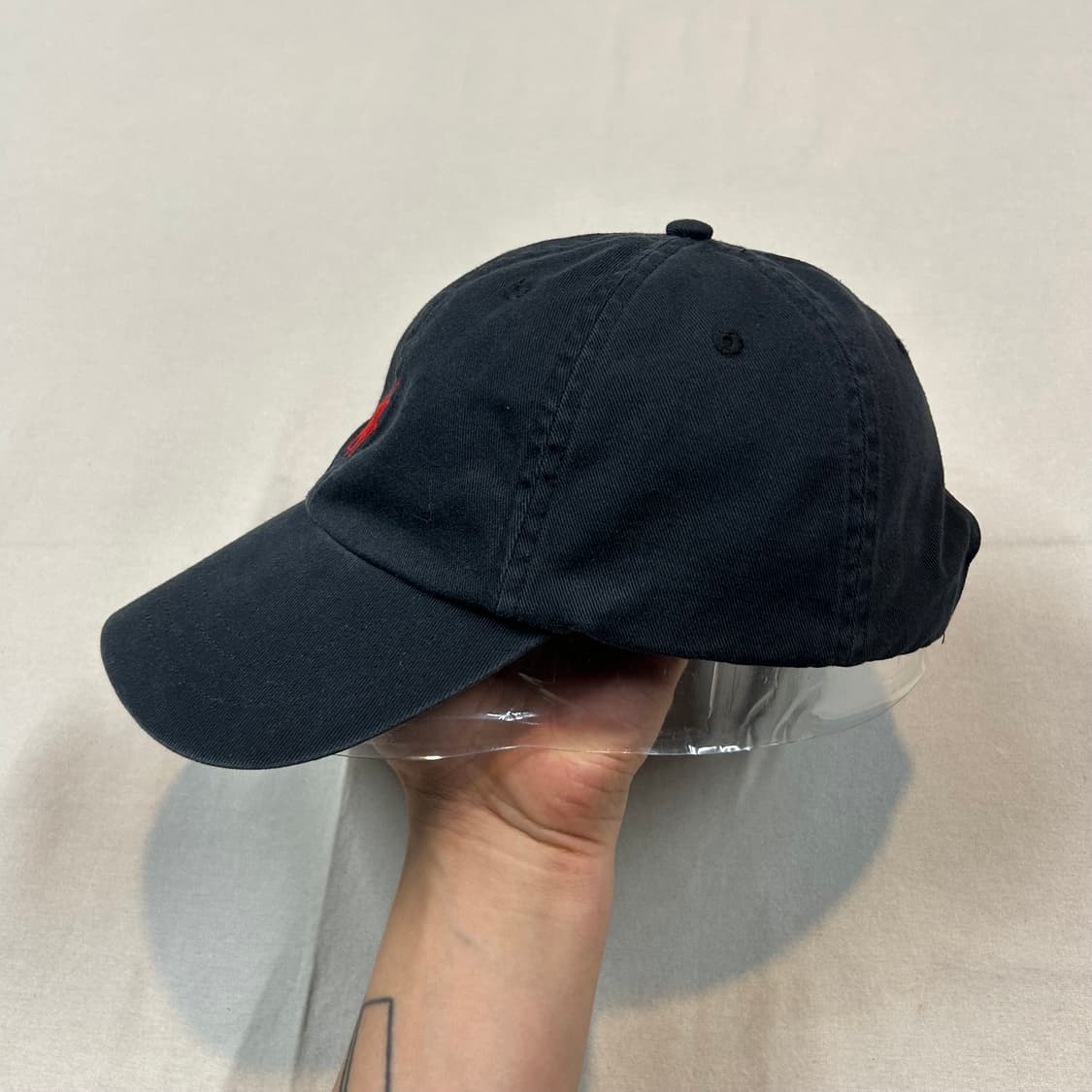 폴로 랄프로렌 블랙 볼캡 모자 상품이미지3