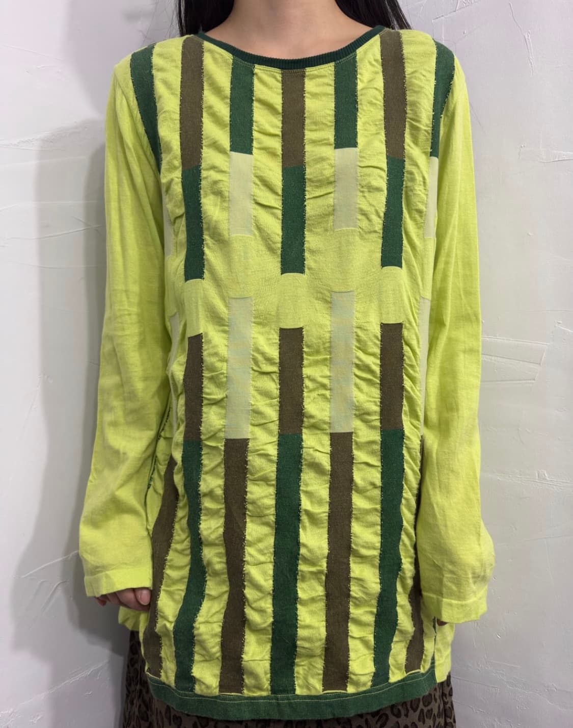 hiroko bis lime green t-shirt🍋‍🟩🍵 상품이미지1