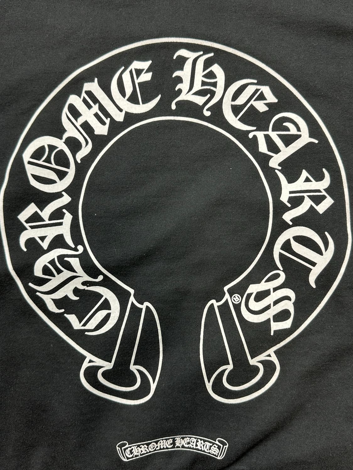 [XL] 정품 크롬하츠 매티보이 홀스슈 후드 블랙 상품이미지7