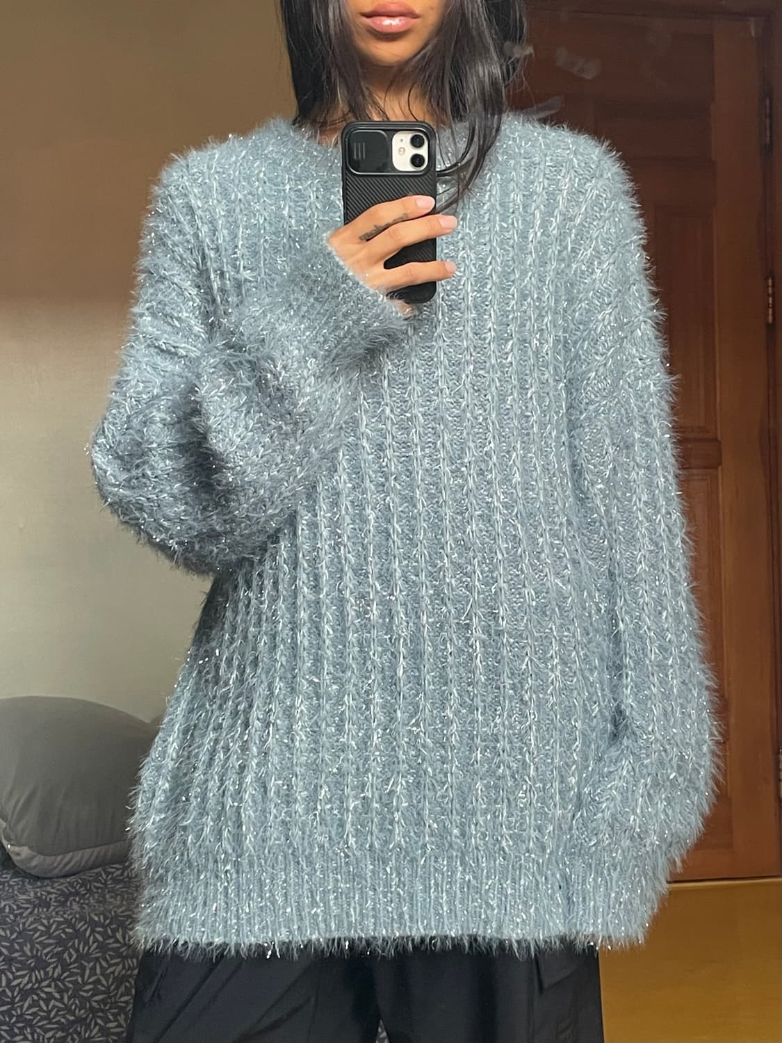 Cider 양모 퍼지 스웨터 새상품 상품이미지2