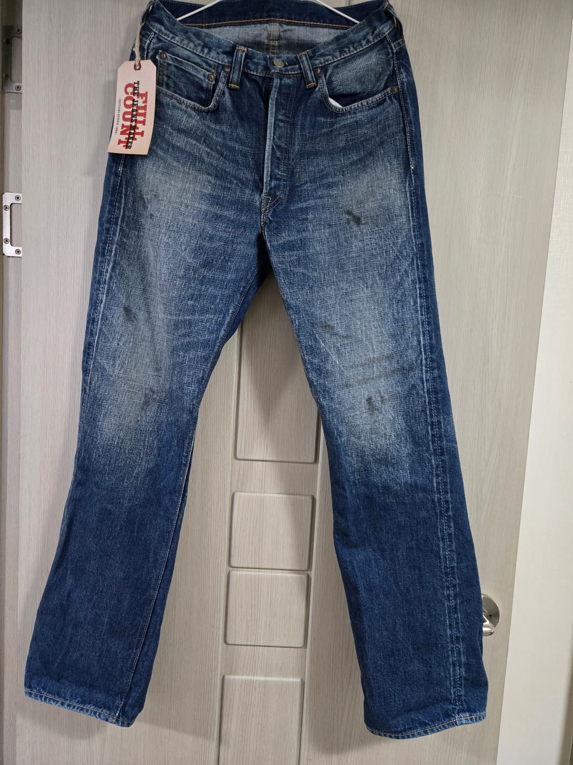 풀카운트 1344-0105 모어 댄 리얼 와이드 데님 인디고 블루 상품이미지1