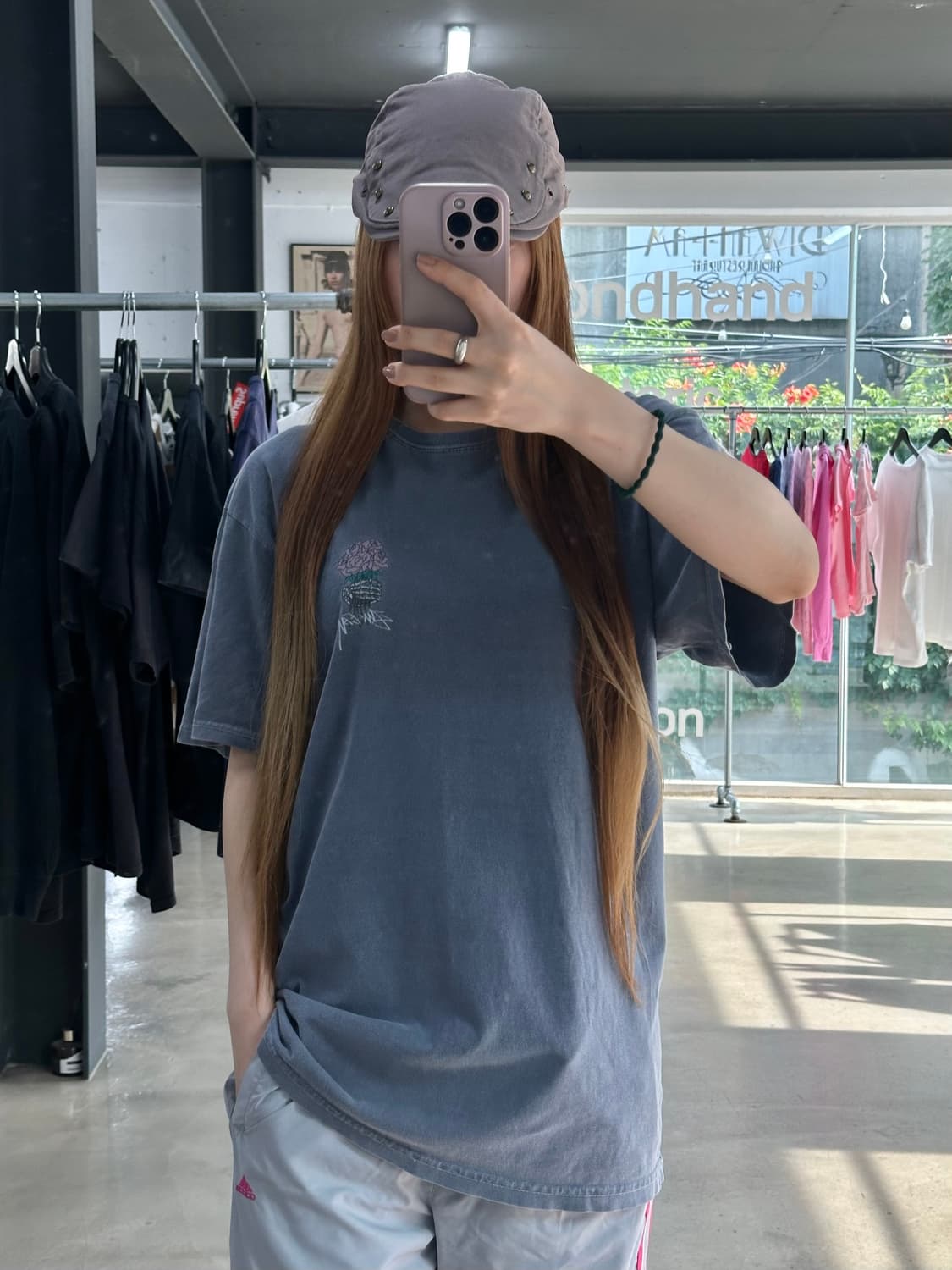 스투시 스컬로즈 피그먼트 워시드 반팔티 상품이미지3