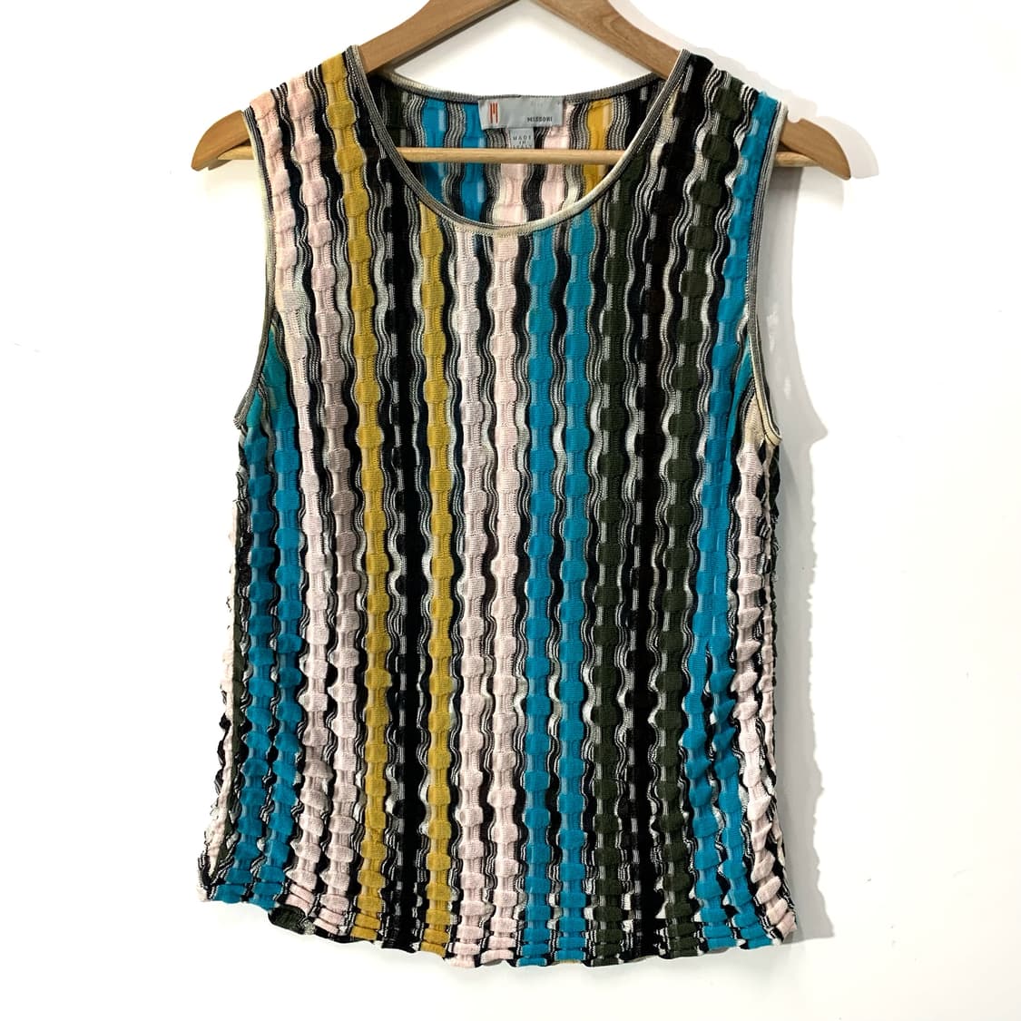 미쏘니 이태리 플리츠 탑 상품이미지1