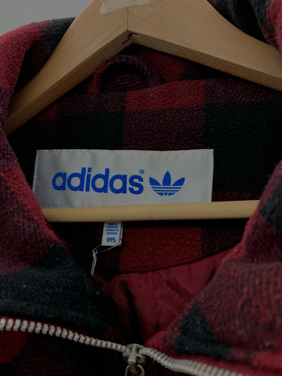 아디다스 울 체크 자켓 상품이미지6