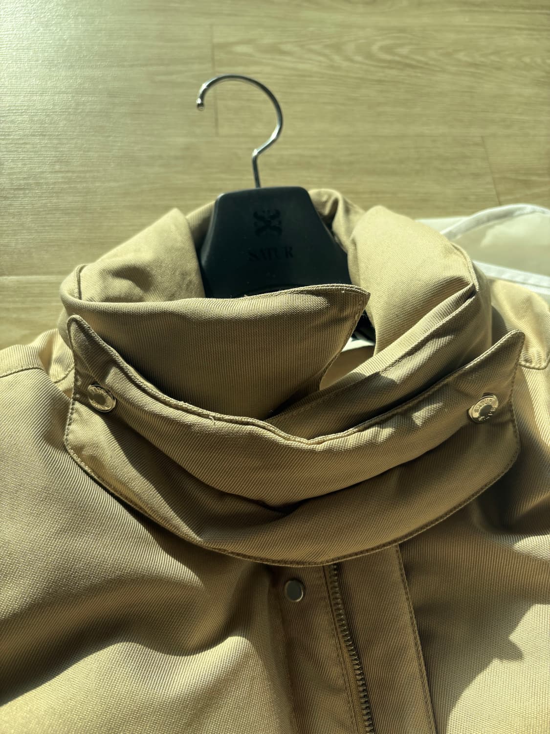 세터 레체 투톤 덕 다운 패딩 베이지 아이보리 m 상품이미지4