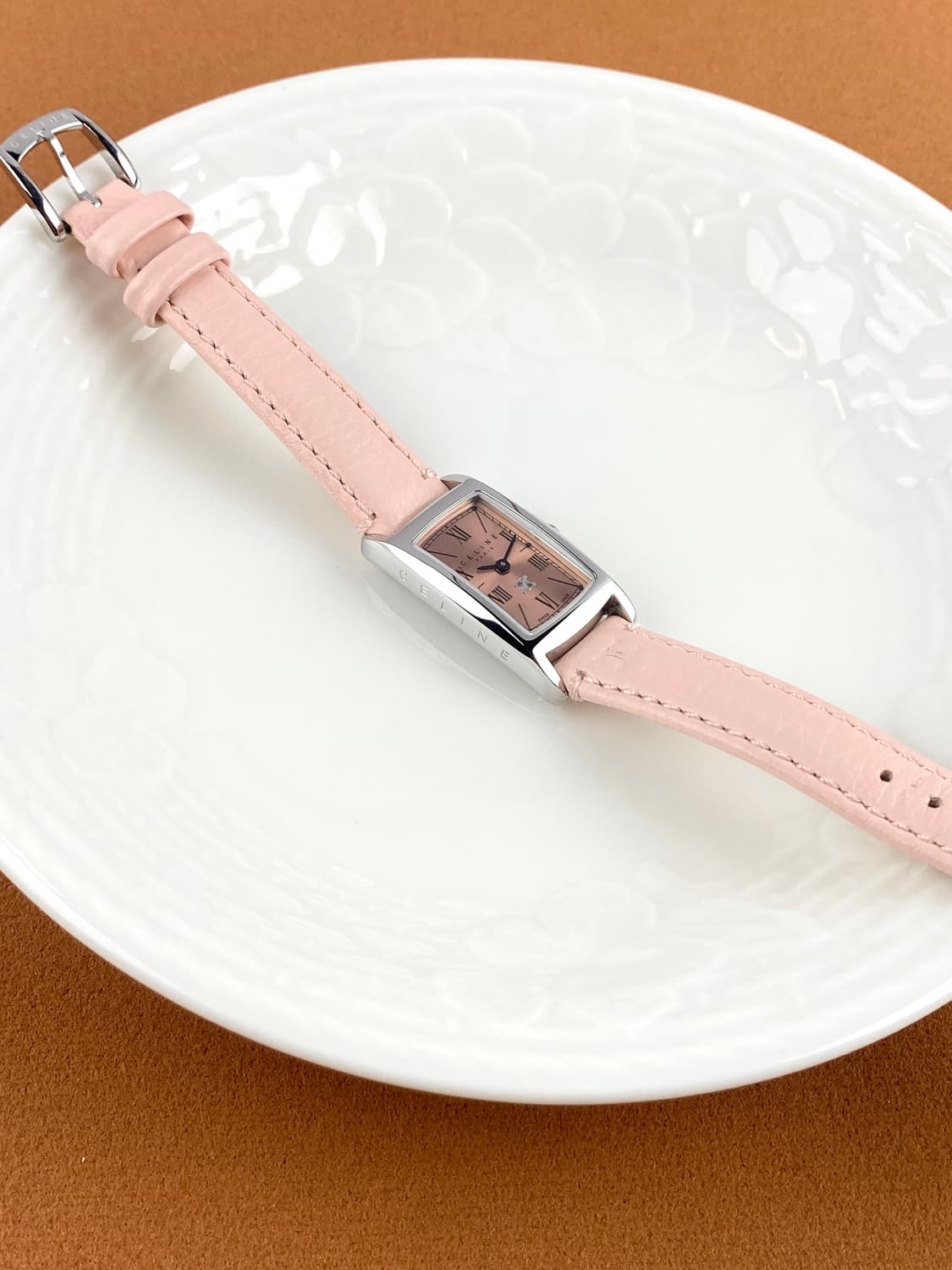  [FULL SET]CELINE lady pink square watch 상품이미지3