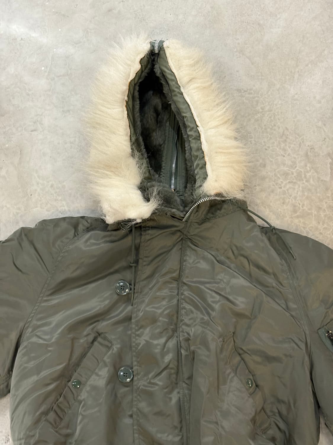 [XL] N2B 알파 인더스트리 USA 봄버 IDEAL 지퍼 군용 상품이미지2