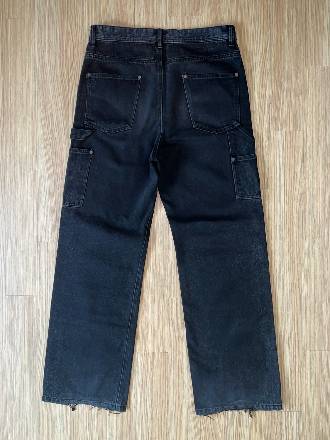 앤더슨벨 에스닉 카펜터 진 (washed black) M 상품이미지2