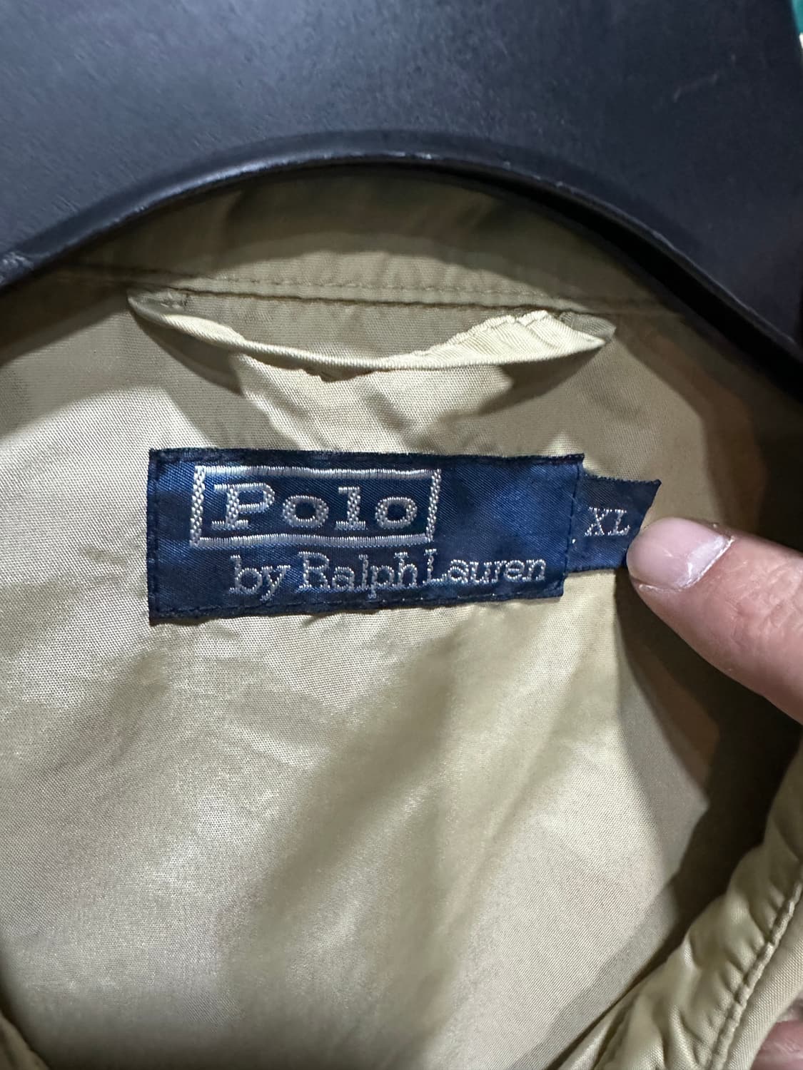 폴로 블루종 바람막이 베이지XL 상품이미지3