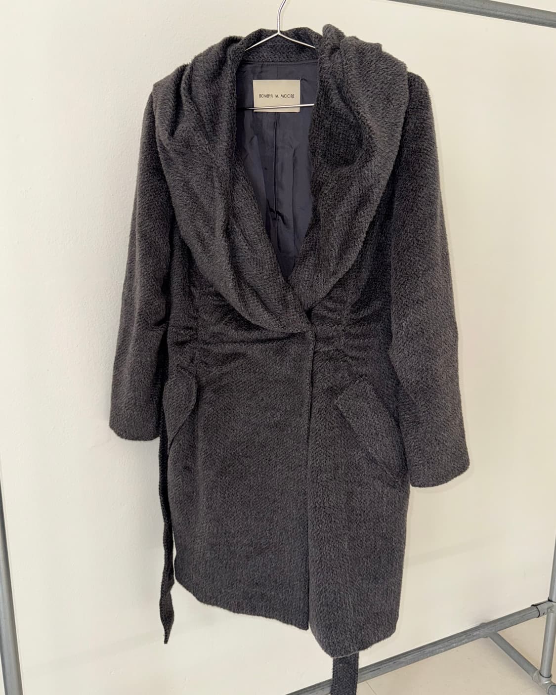 Bombyx m moore 울 혼방 반코트 상품이미지4