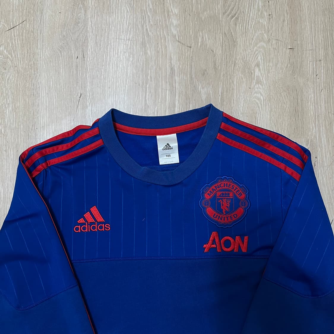 아디다스 맨유 15-16 로고 져지 스웨트 탑 XL(105) 상품이미지5