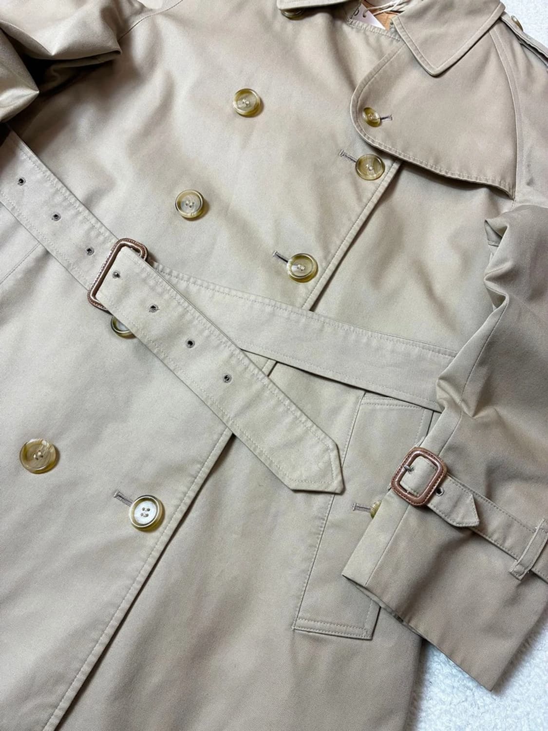 버버리 90's 더블 브레스티드 트렌치 코트 PN6657 상품이미지4