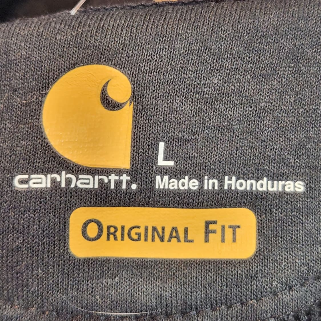 칼하트 블랙 기모 후드티 (L) 상품이미지2