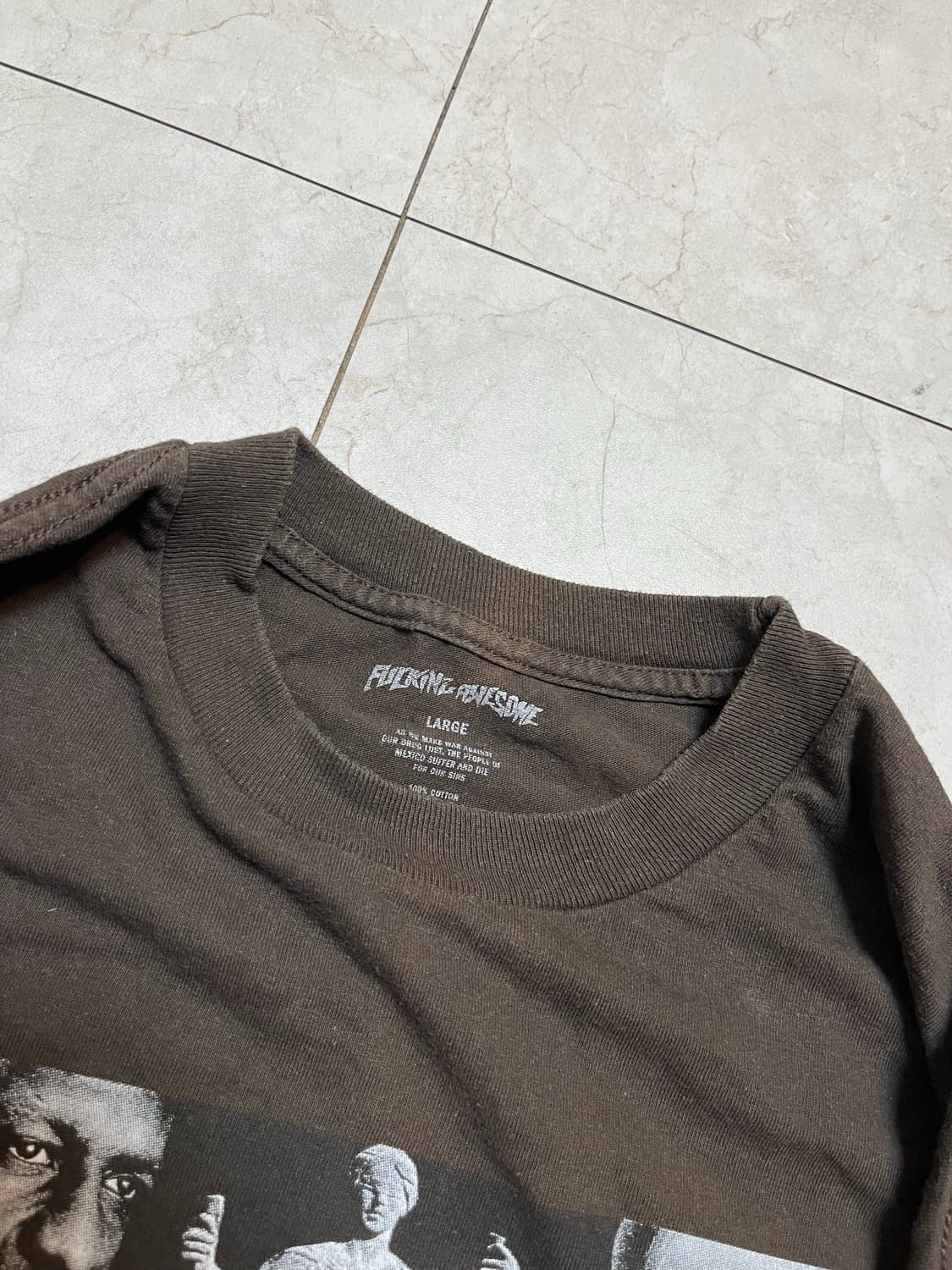 퍼킹어썸 마틴 루터 킹 브라운 롱슬리브 L 상품이미지4