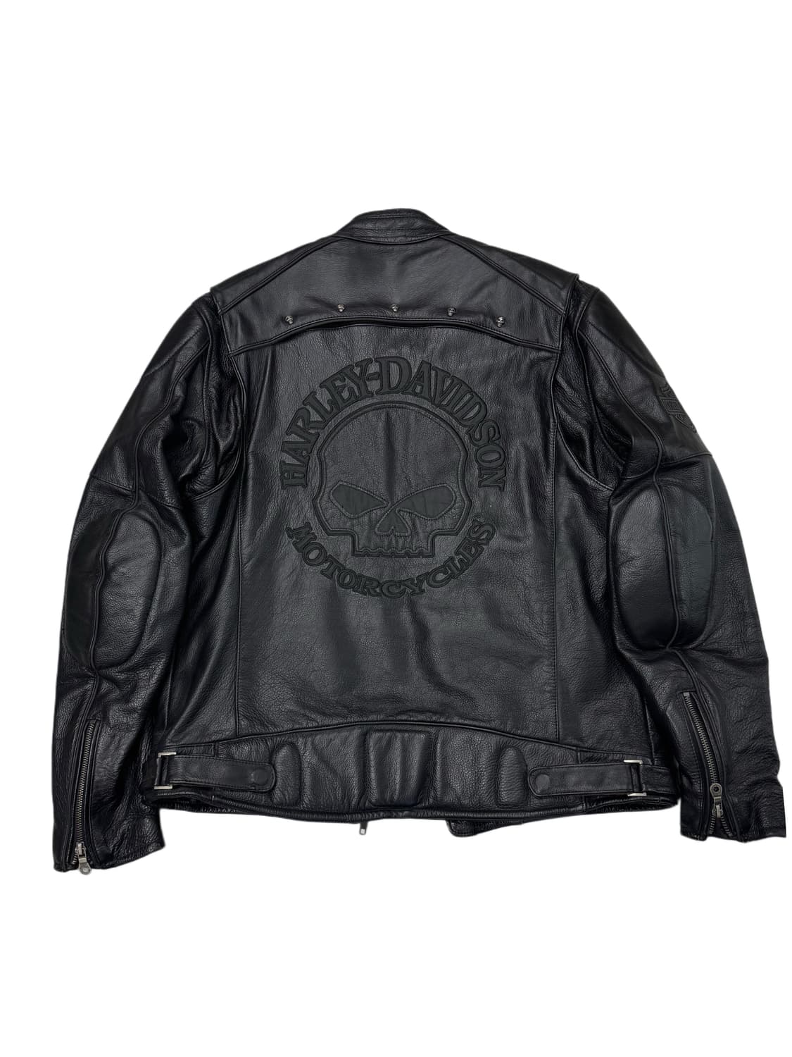할리데이비슨 모터사이클 스컬 소가죽 레더자켓 상품이미지1