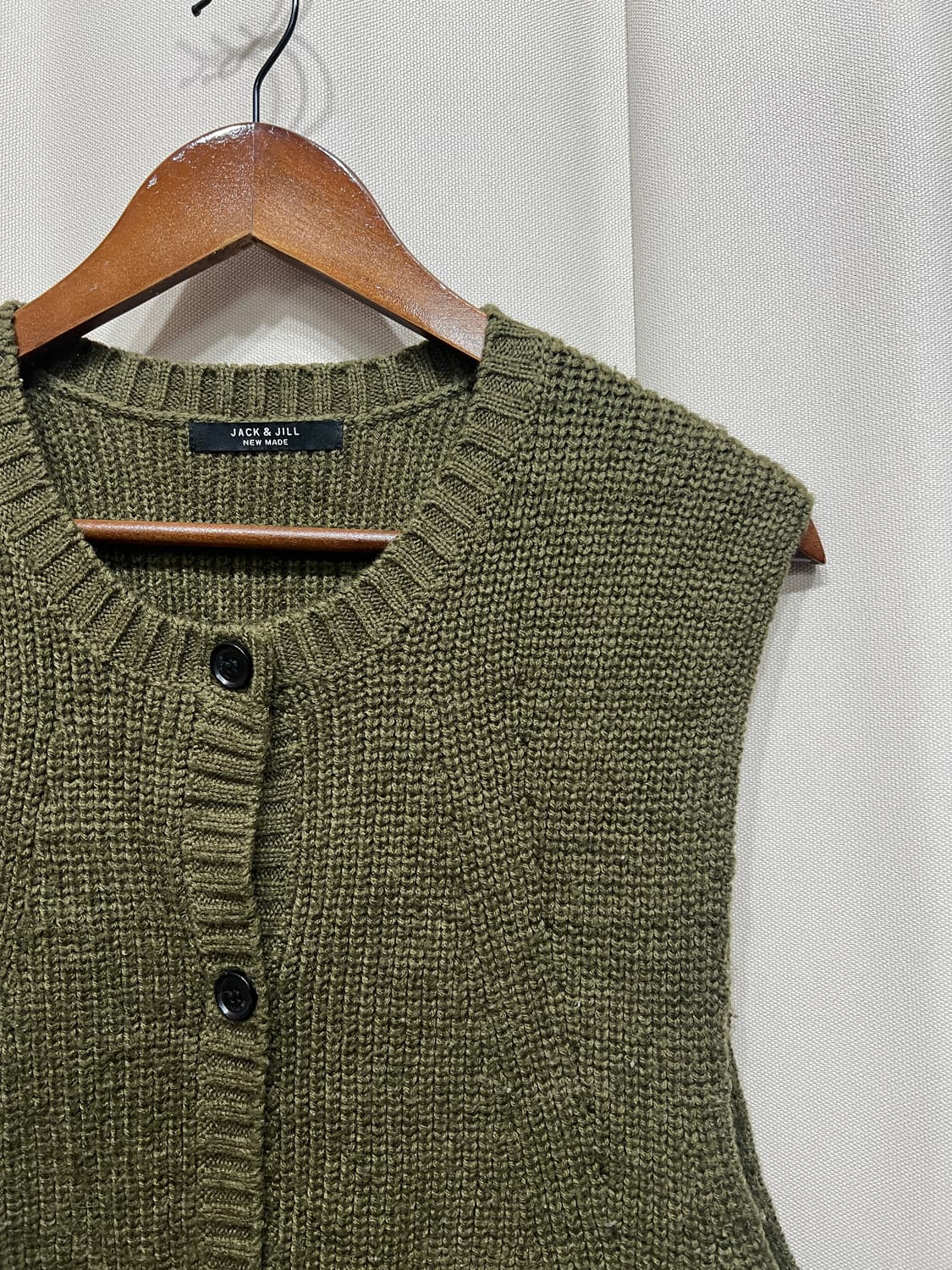 빈티지 여성 니트 베스트 가디건 상품이미지3