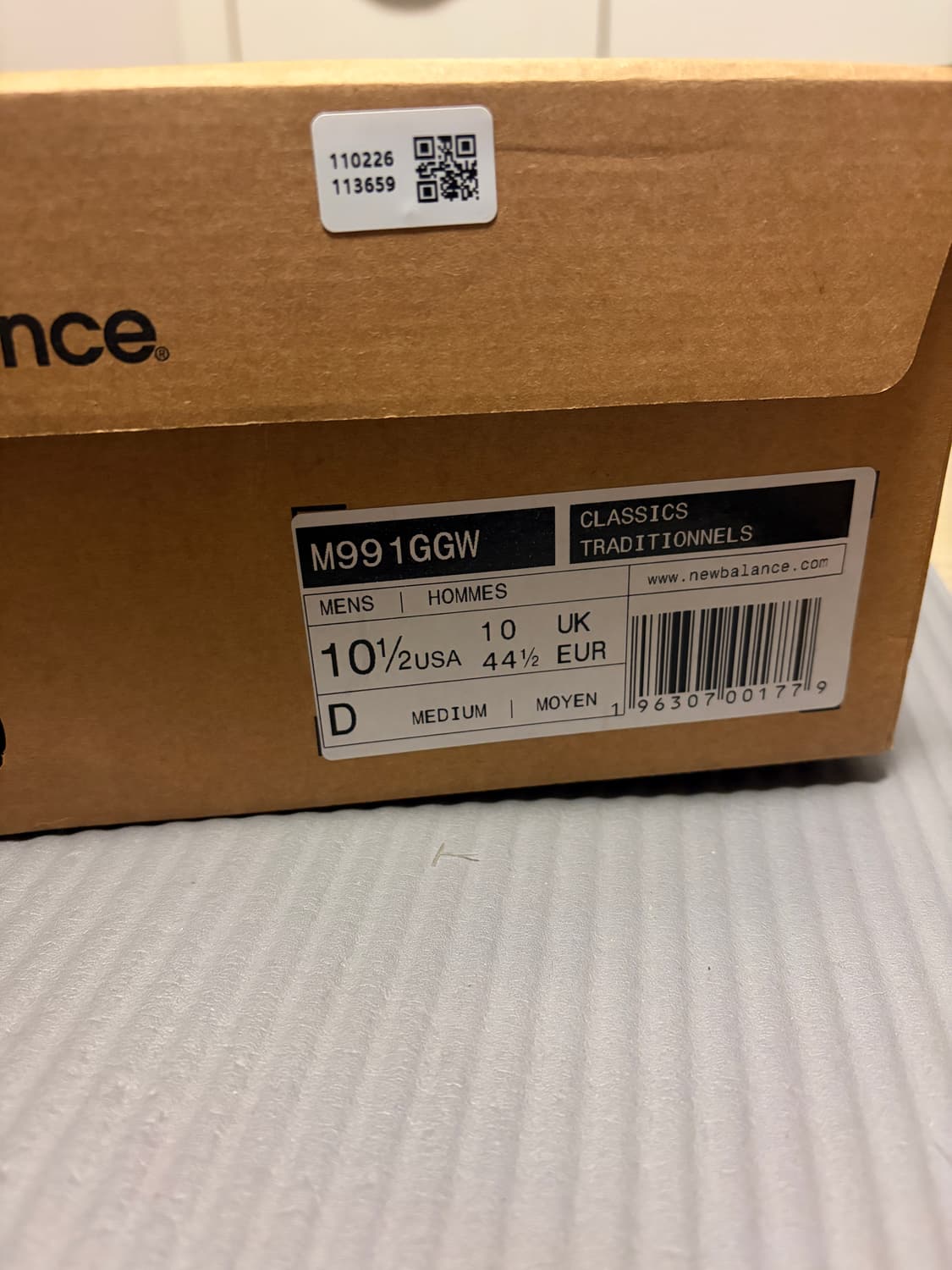 새상품)뉴발란스991 그린모스 285사이즈 상품이미지4