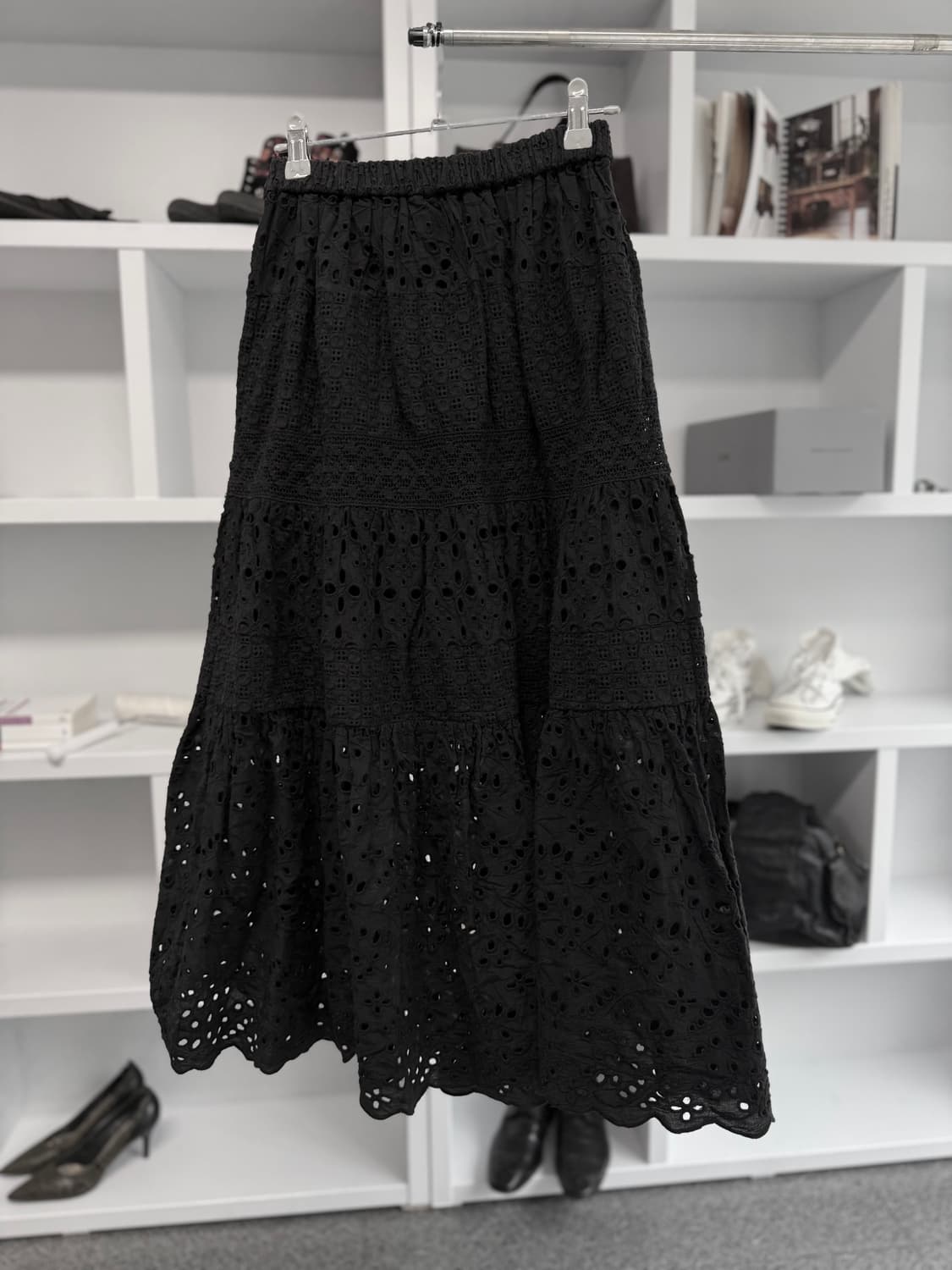 lena 펀칭 스커트 상품이미지4