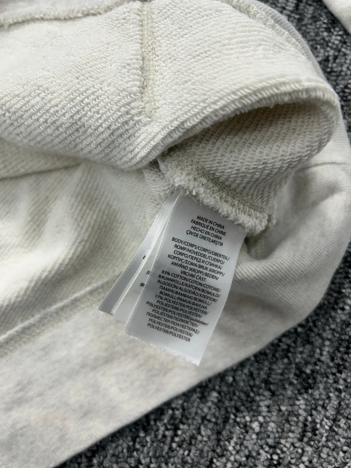 폴로 랄프로렌 보이즈 아이보리 맨투맨  XL 상품이미지8