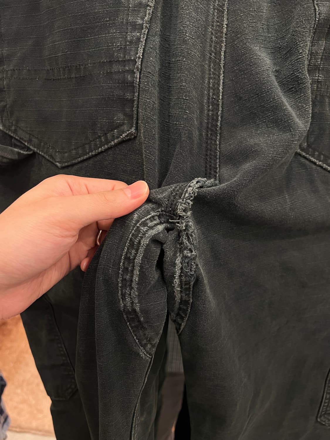 Carhartt 칼하트 립스탑 더블니 카고 워크 팬츠 (35-36) 상품이미지6