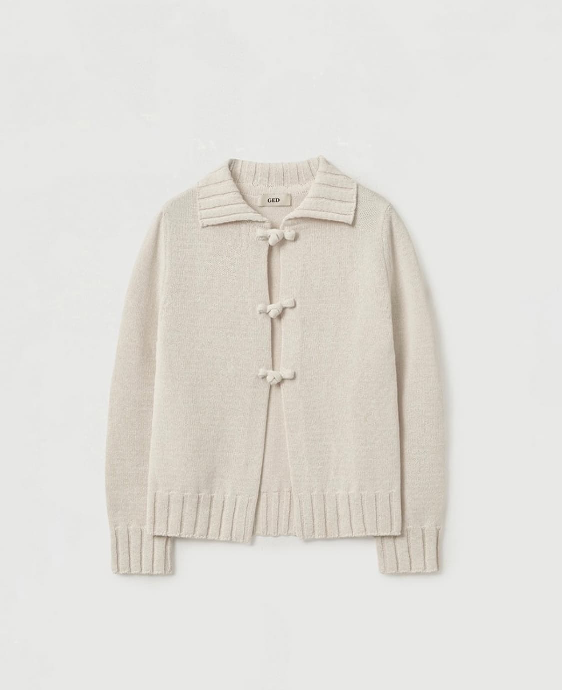 게드 KNOTTED BUTTON CARDIGAN 상품이미지1
