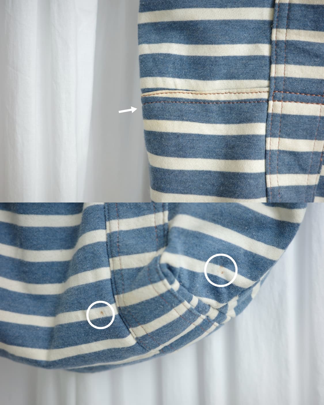 Stripe skyblue bag 상품이미지4