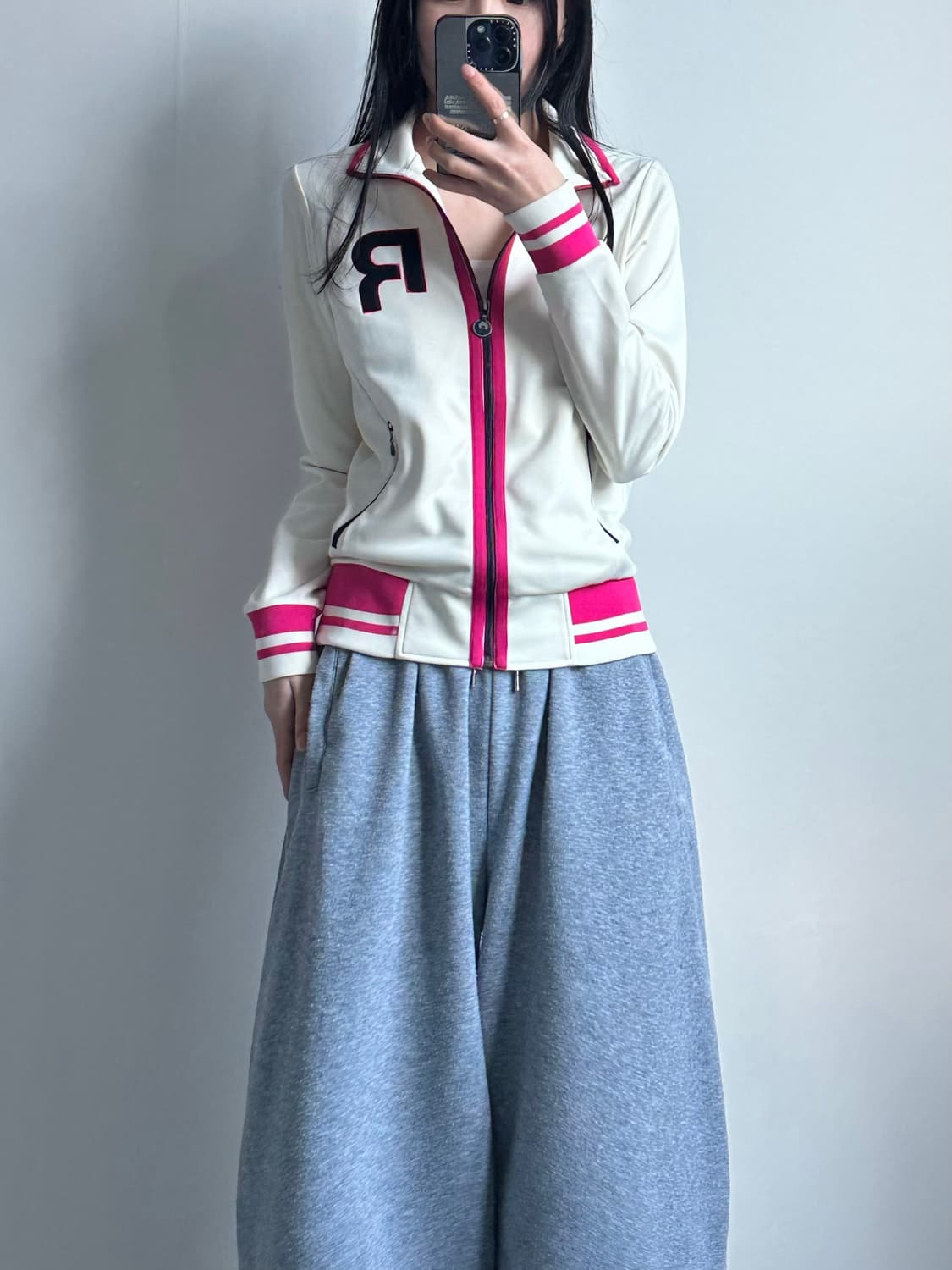 리복 자수로고 화이트 져지 상품이미지1