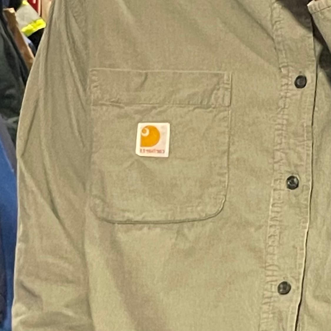 [IM] carhartt 칼하트 그레이 코듀로이 셔츠 상품이미지6