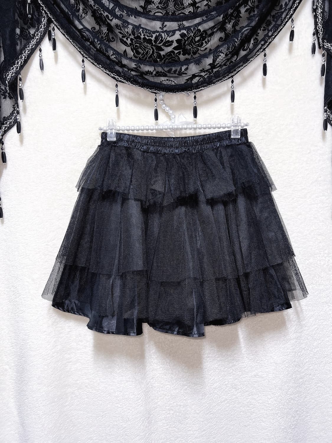 바디라인 고스펑크 고딕 로리타 튜튜 캉캉 샤스커트 서브컬쳐 지하돌 양지뢰 상품이미지9