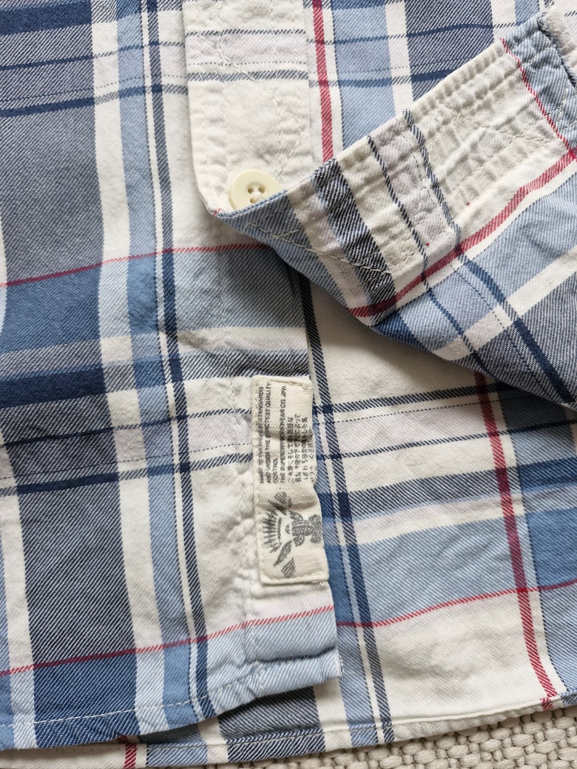 슈퍼드라이 체크 셔츠 L  상품이미지7