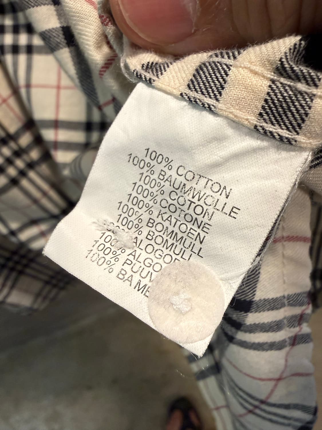 M 버버리 BURBERRY 런던 노바체크 반팔 셔츠 베이지 상품이미지6