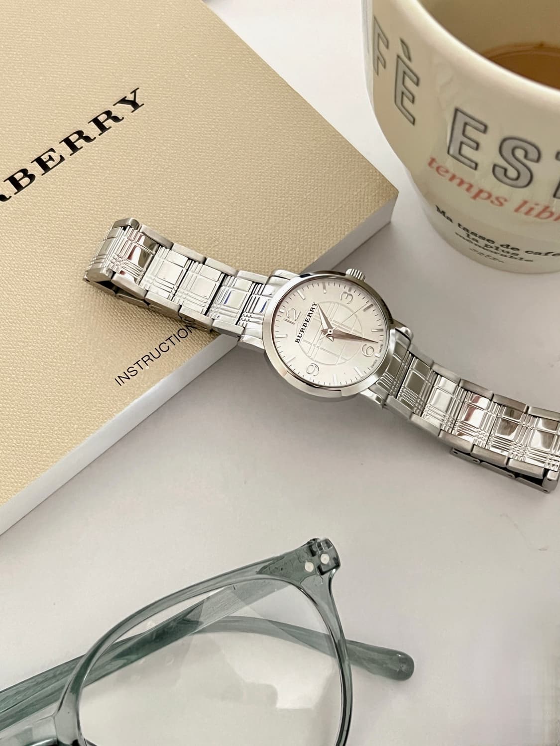 BURERRY  헤리티지 노바 체크 버버리 메탈 시계 상품이미지1