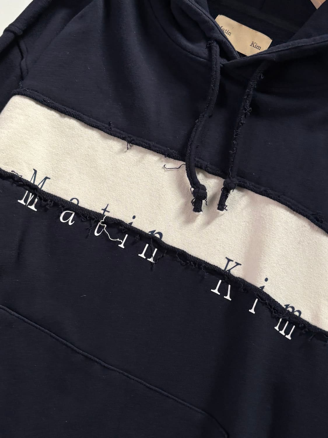 Matin Kim 마뗑킴 배색 후드티 상품이미지3