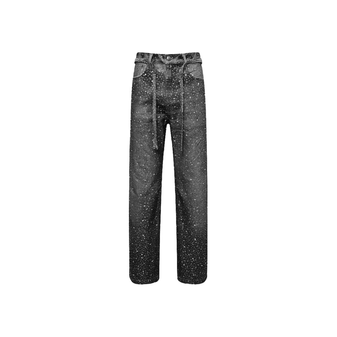 birthofroyalchild 벌쓰오브로열차일드 라인스톤 데님팬츠 M 상품이미지2