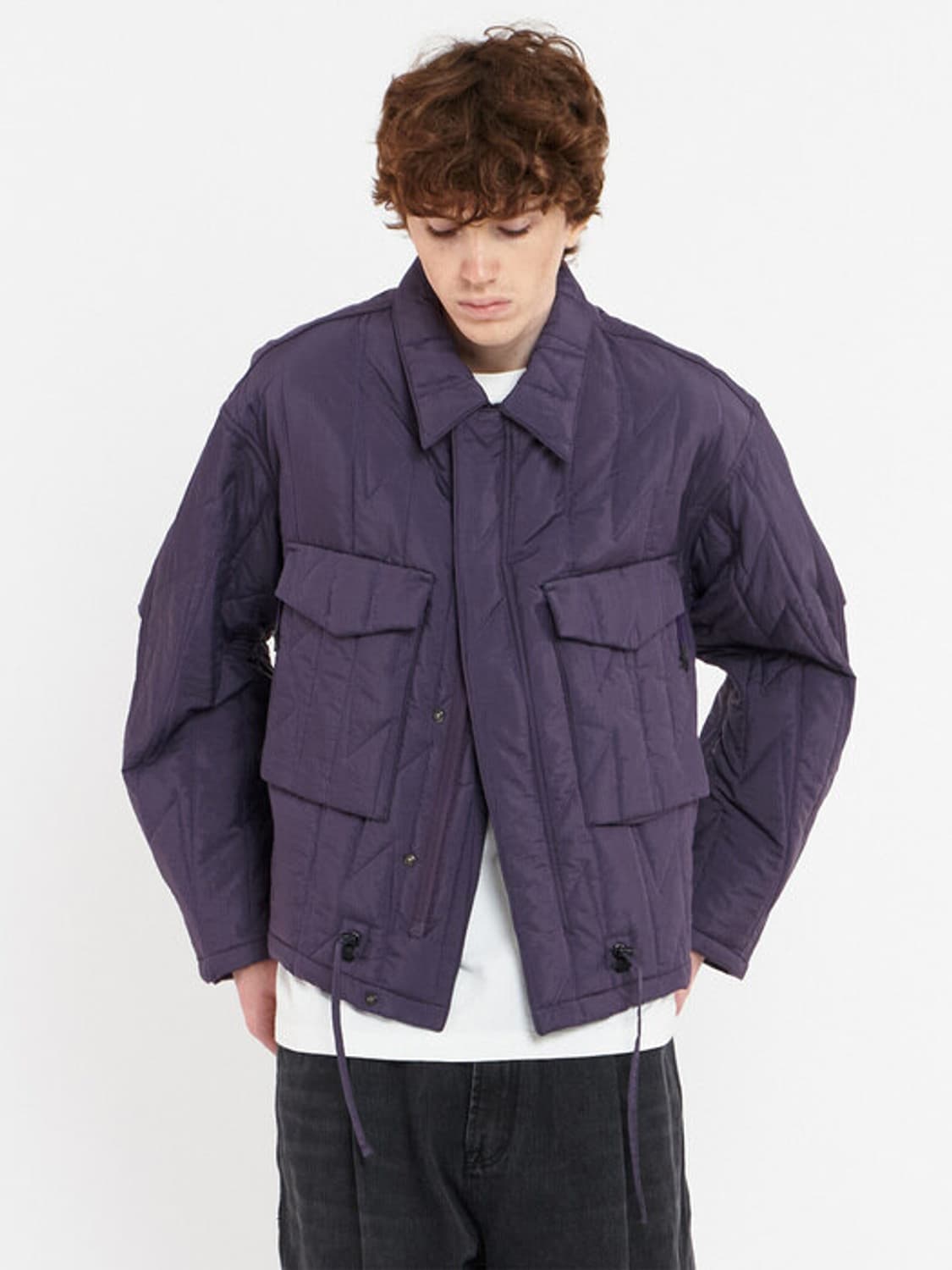 언어펙티드 퀼티드셔츠자켓 상품이미지7