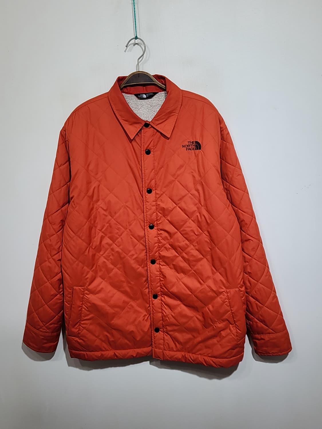 (XL) 노스페이스 경량 패딩점퍼 주황 아웃도어 자켓  상품이미지1