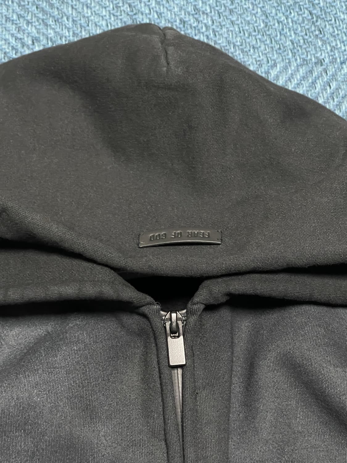 [M,105] 피어오브갓 8th 후드집업 페이드 블랙 상품이미지5